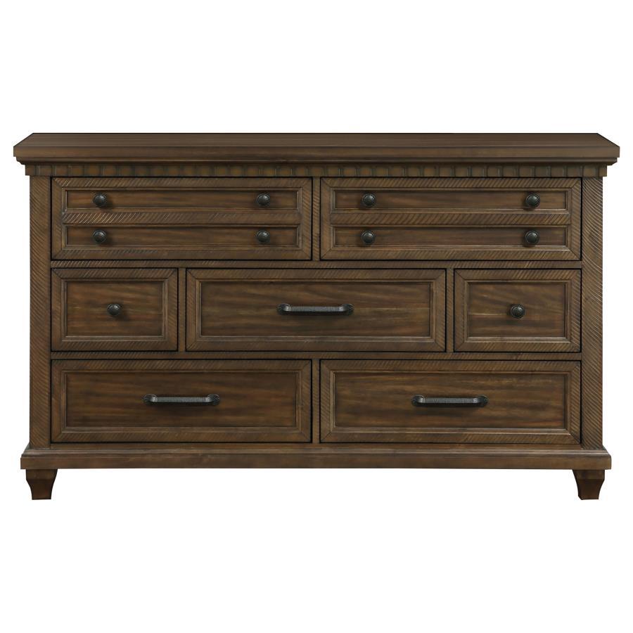 Bennington - 7-Drawer Dresser - Brown