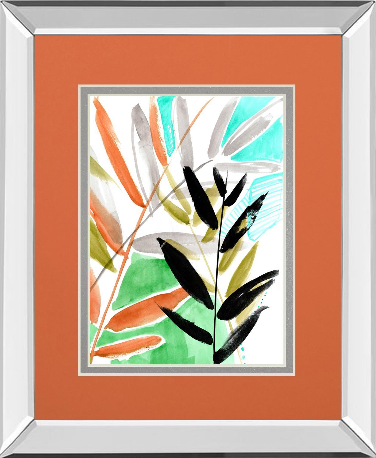 Vivid Fronds I By Jennifer Goldberger - Orange