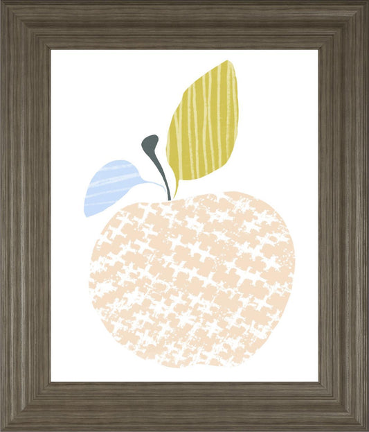Cut Paper Fruit III By June Erica Vess 22x26 - Beige