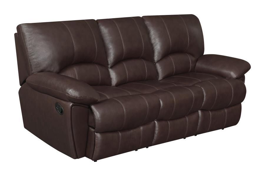 Clifford - Pillow Top Arm Motion Sofa - Brown