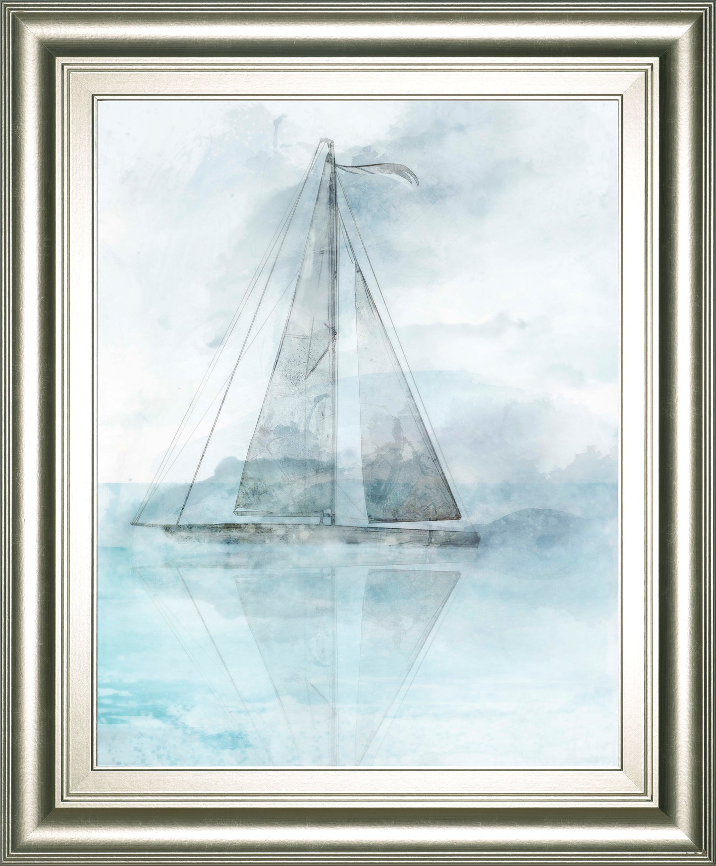 Sailing Boat II By Ken Roko - Framed Print Wall Art