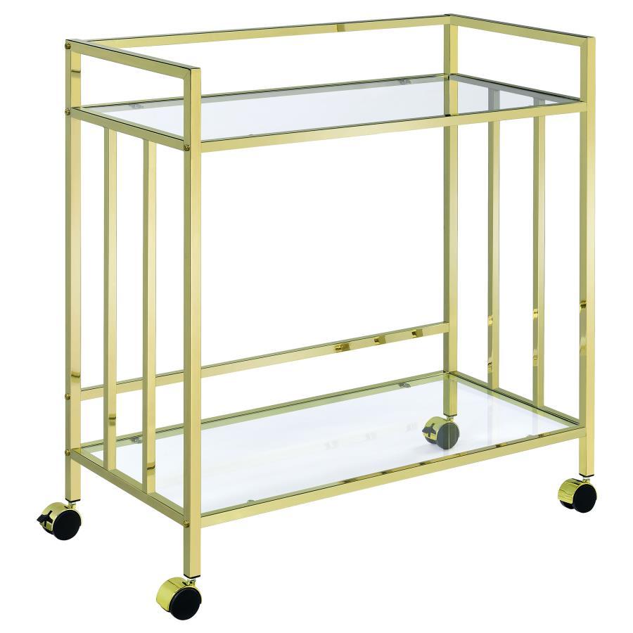 Cara - Serving Cart - Yellow