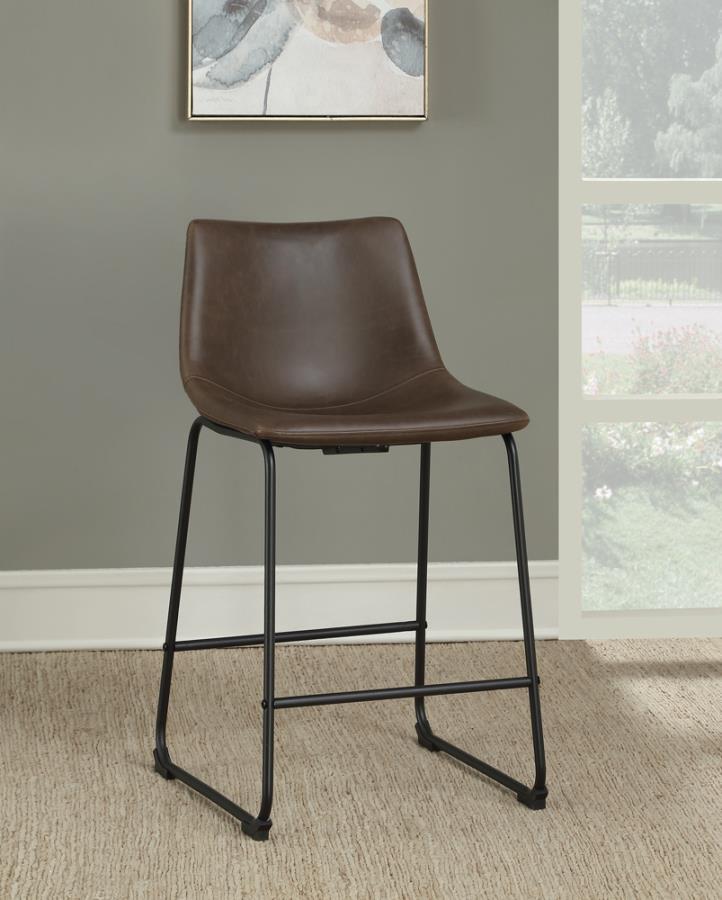 Coaster - Two-toned Armless Stools (Set of 2)