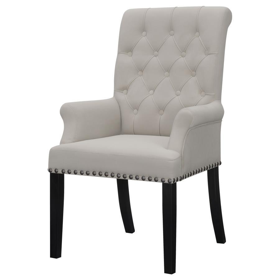 Alana - Arm Chair - White