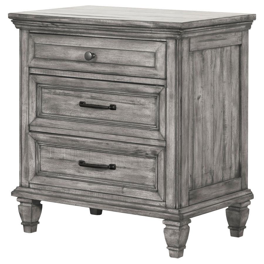 Avenue - Nightstand - Dark Gray