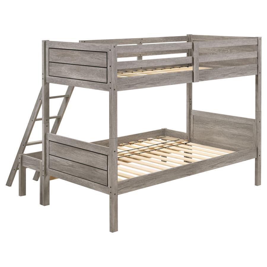 Ryder - Twin Bunk Bed - Gray