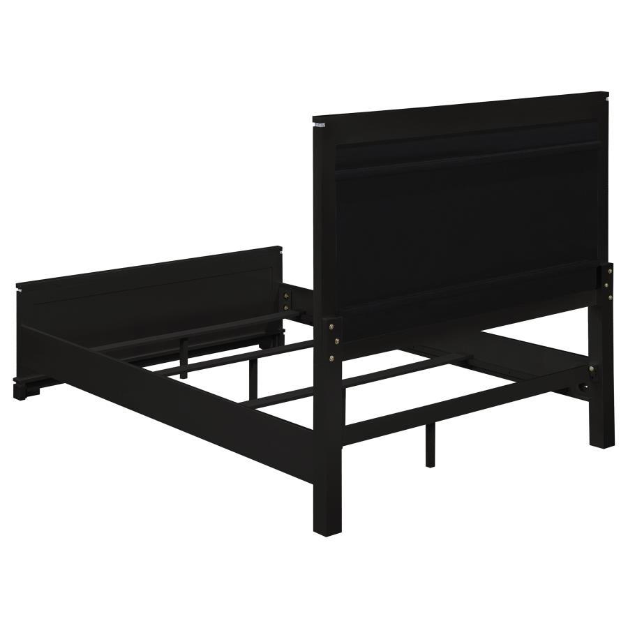 Eleanor - King Upholstered Bed - Black