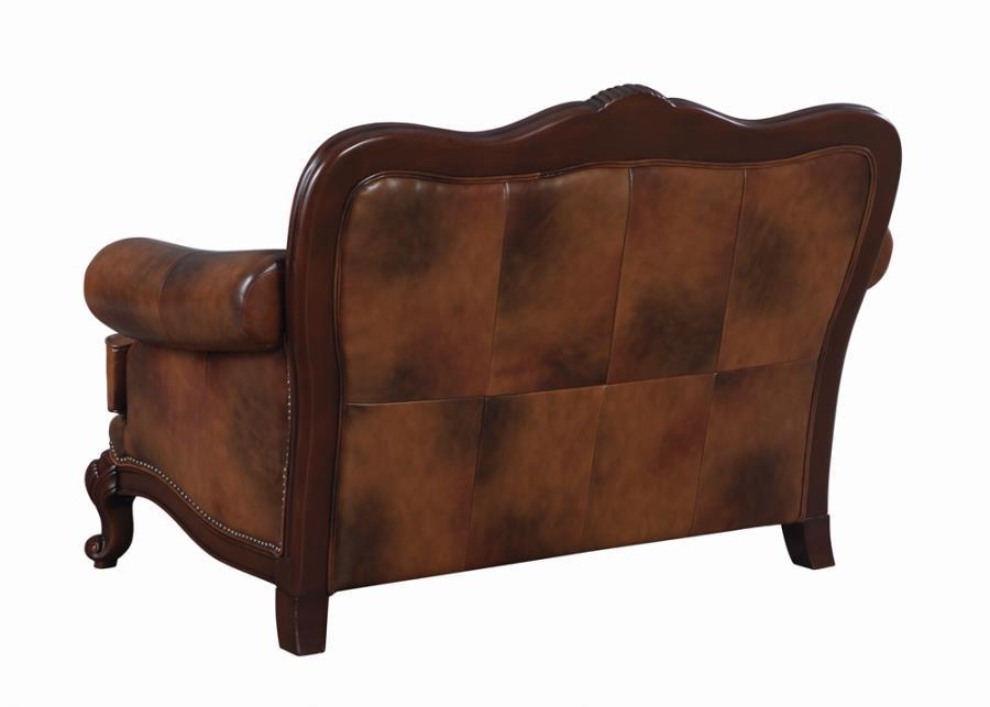 Victoria - Loveseat - Brown