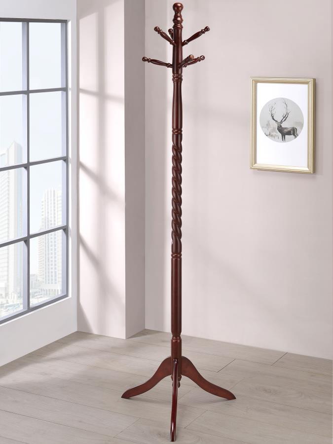 Soledad - 2-tier Coat Rack - Brown