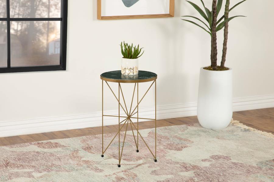 Eliska - Accent Table - Green