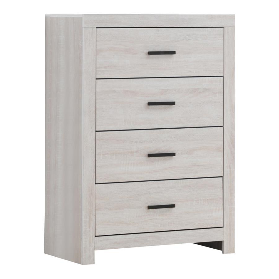 Brantford - 4-Drawer Chest Coastal - White