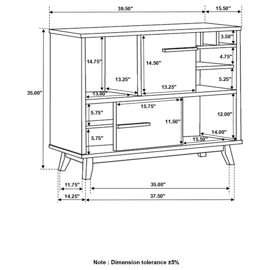 Ezekiel - Wine Cabinet - Brown