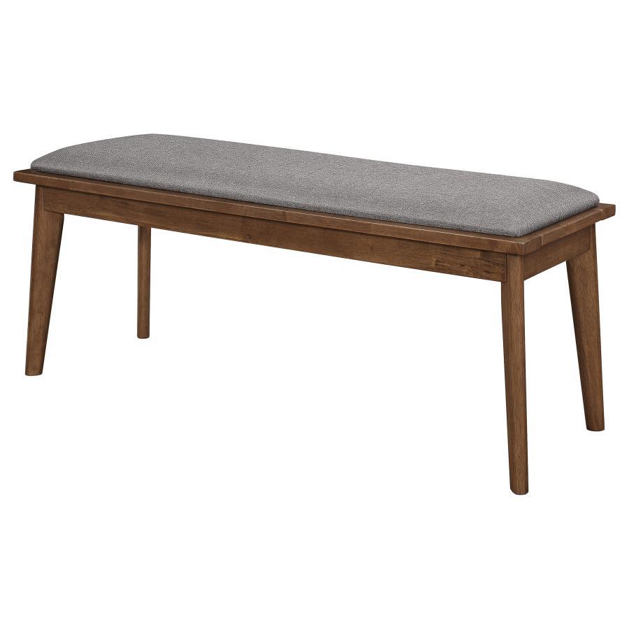 Alfredo - Upholstered Bench - Gray