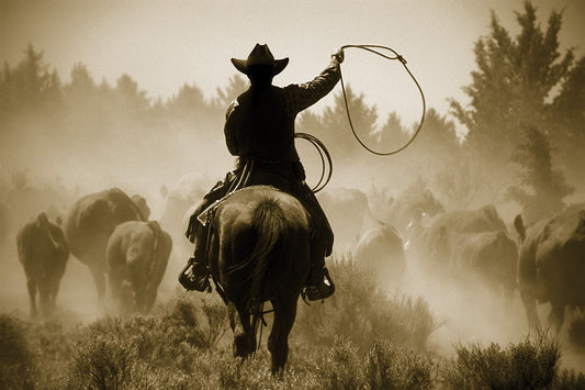 Framed - Rope And Ride By Danita Delimont