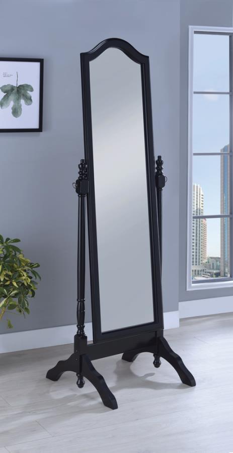 Coaster - Rectangular Cheval Mirror with Arched Top