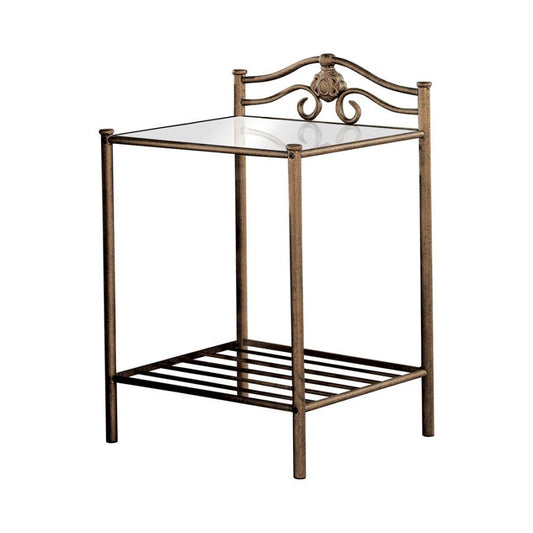 Sydney - 2-shlef Nightstand - Light Brown