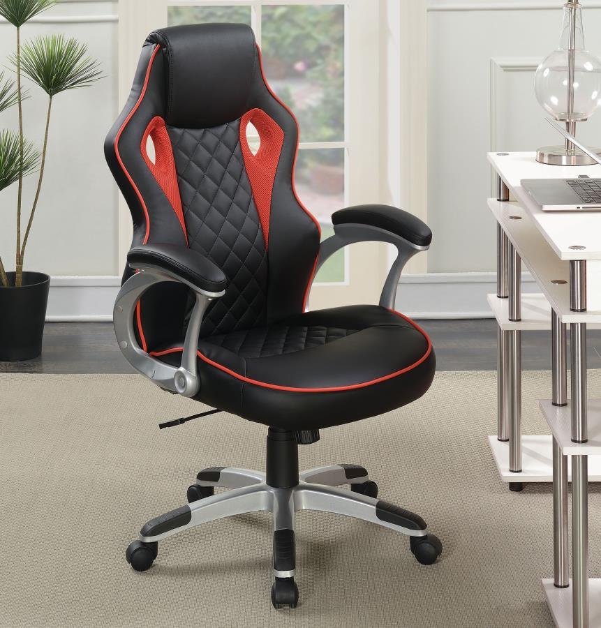 Lucas - Upholstered Office Chair - Black