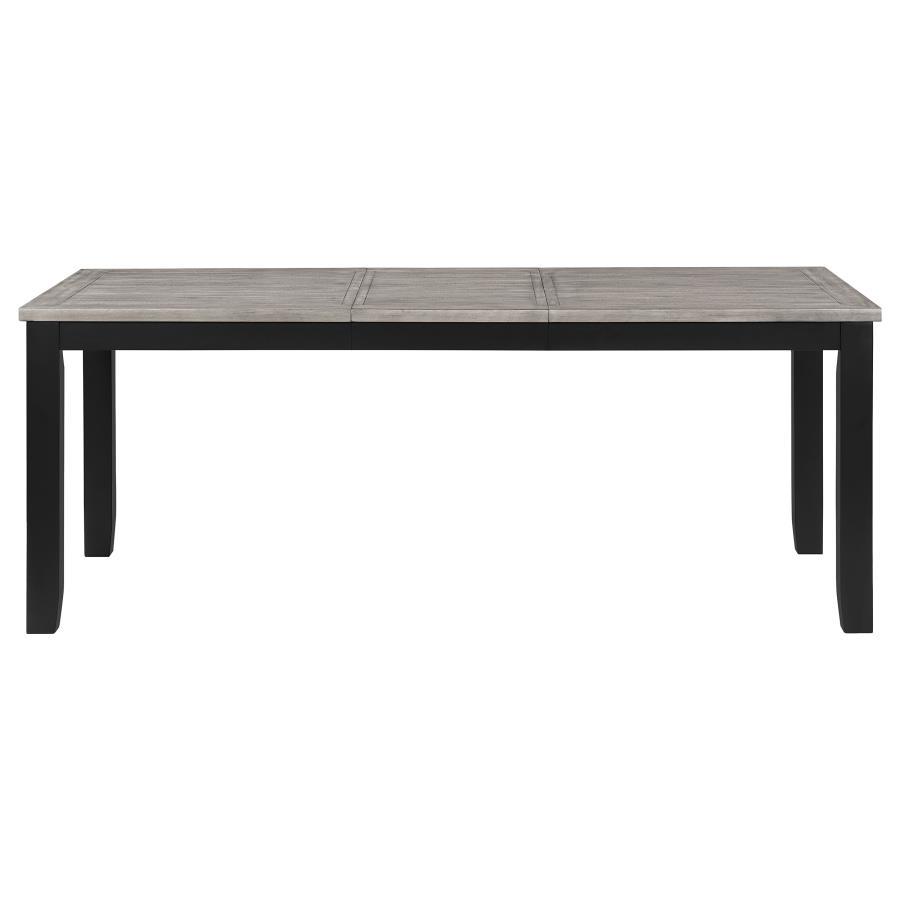 Dining Table - Grey / Black