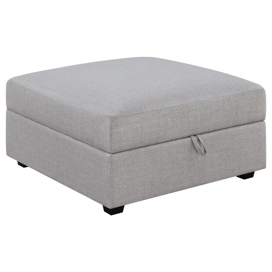 Cambria - Storage Ottoman - Grey