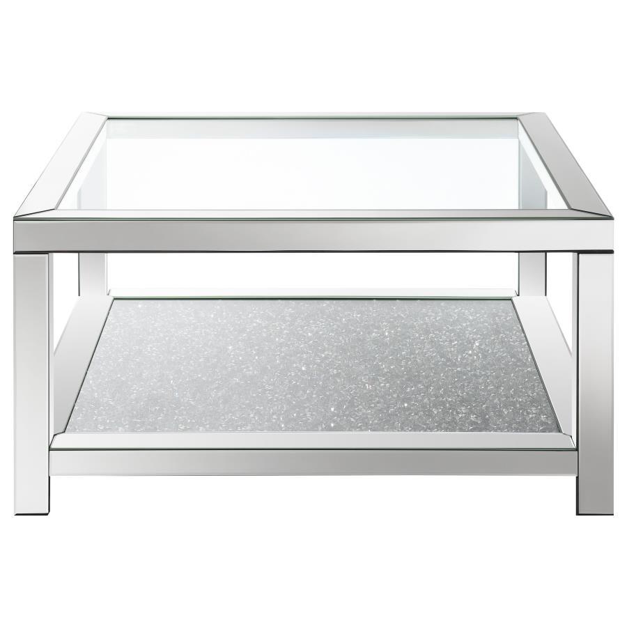 Square Coffee Table - Pearl Silver