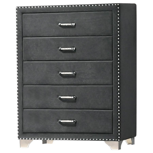 Melody - 5-drawer Upholstered Chest