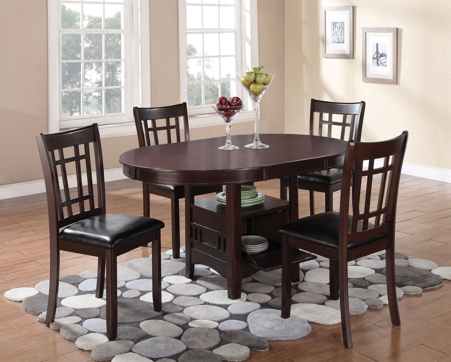 Lavon - Transitional Five-piece Dining Set