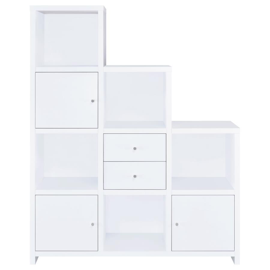 Coaster - Bookcase with Cube Storage Compartments