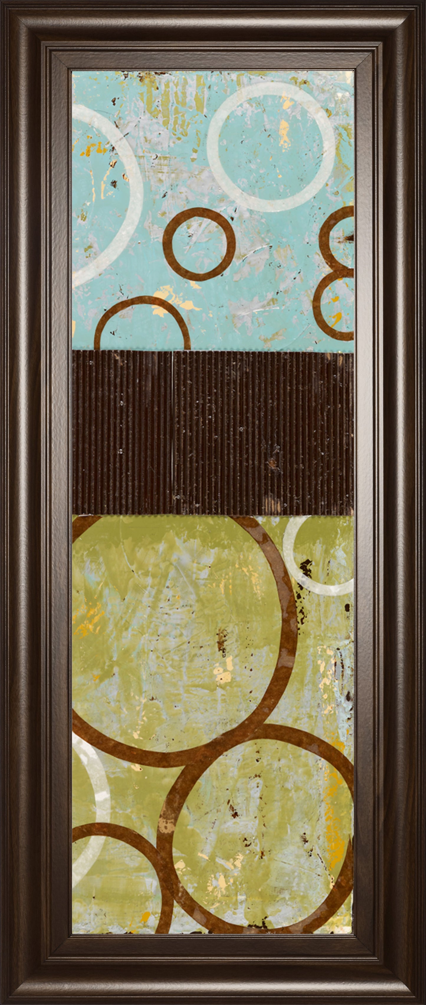 Sun Flower II By Natalie Avondet - 18 x 42 - Dark Brown