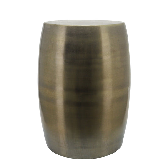 Barrel Shaped Stool - Gold