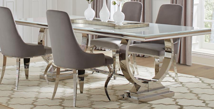 Antoine - Rectangle Dining Table - White