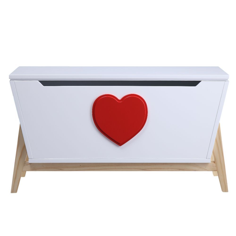 Padma - Youth Chest - White & Red