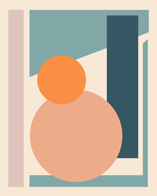 Framed - Papercut Abstract II By Elizabeth Medley