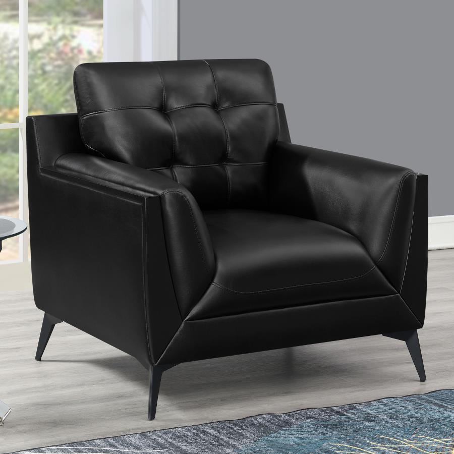 Moira - Arm Chair - Black