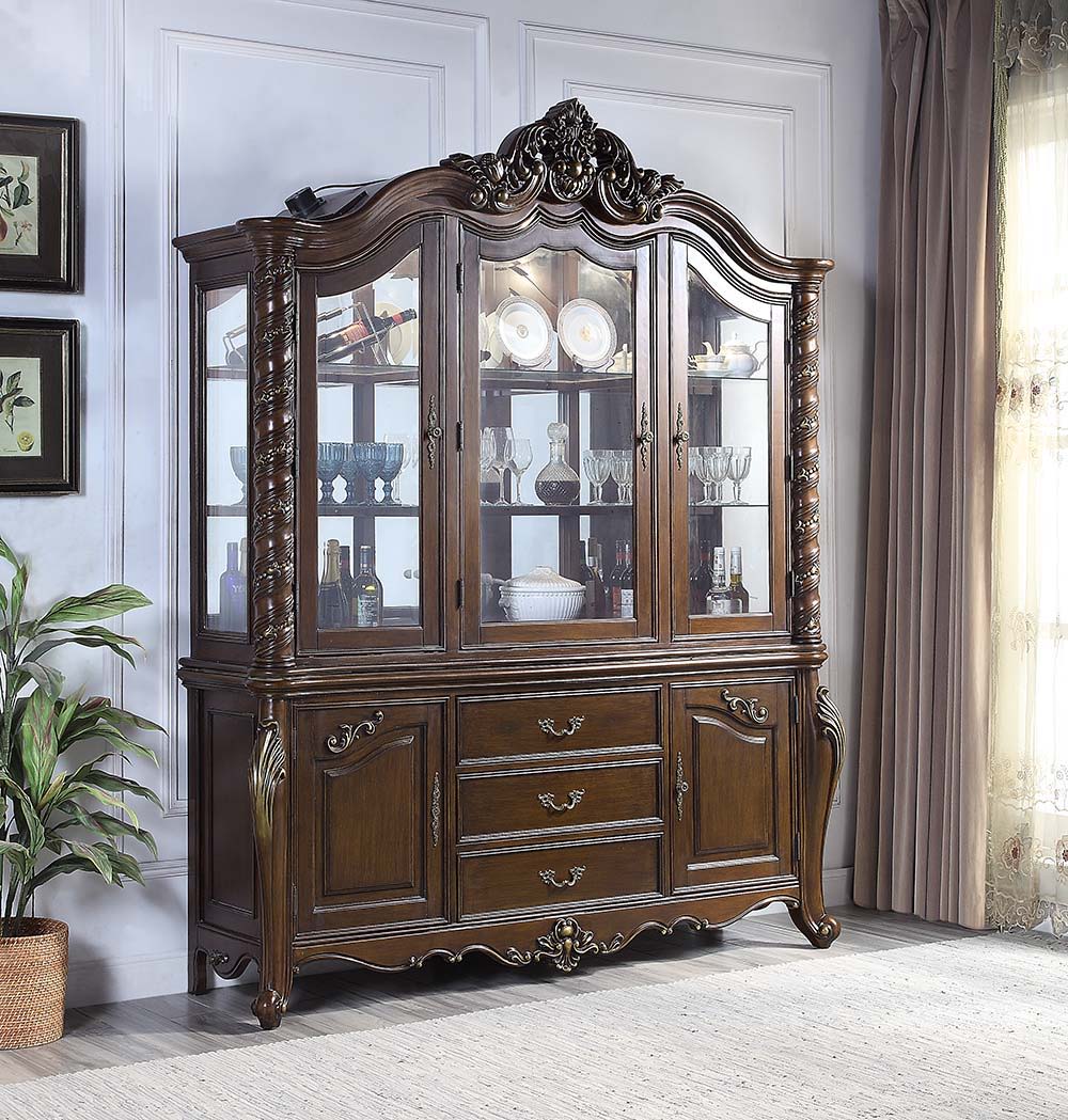 Devayne - Hutch & Buffet - Dark Walnut Finish