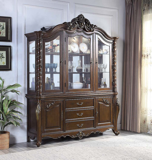 Devayne - Hutch & Buffet - Dark Walnut Finish