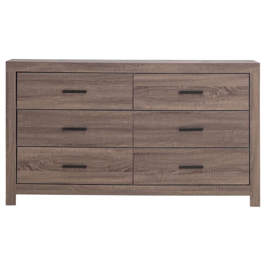 Brantford - 6-Drawer Dresser - Barrel Oak