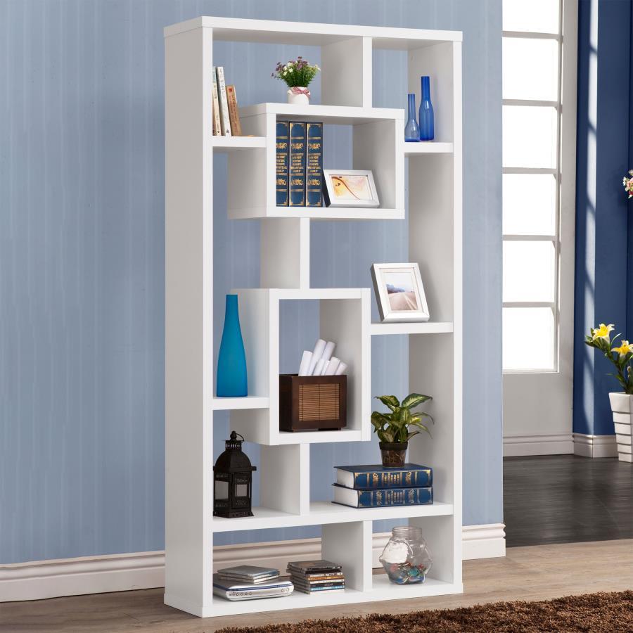 Cabianca - 10-shelf Bookcase