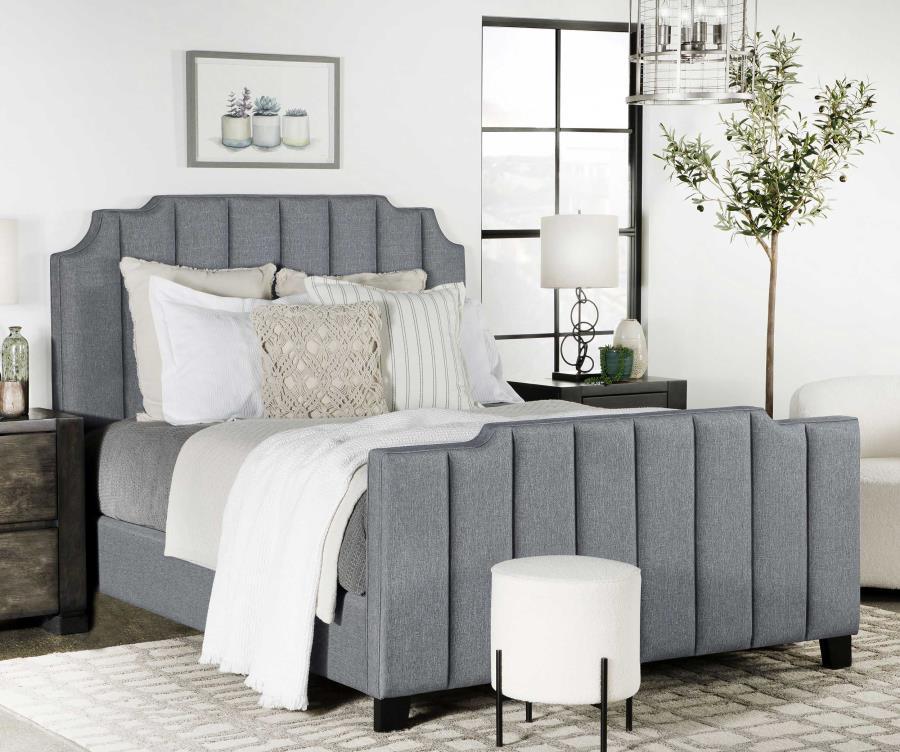 Fiona - Full Bed - Dark Gray