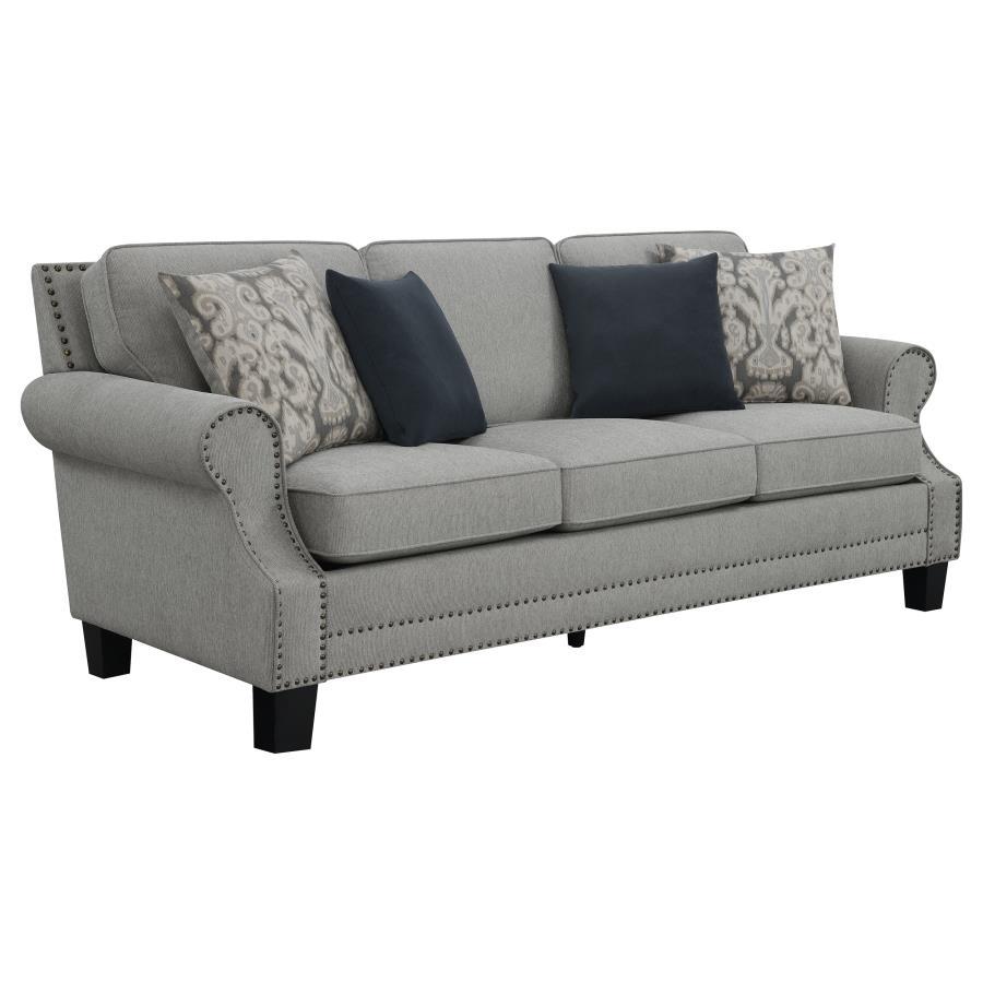 Sheldon - 3 Piece Set (Sofa, Loveseat, Chair) - Light Gray