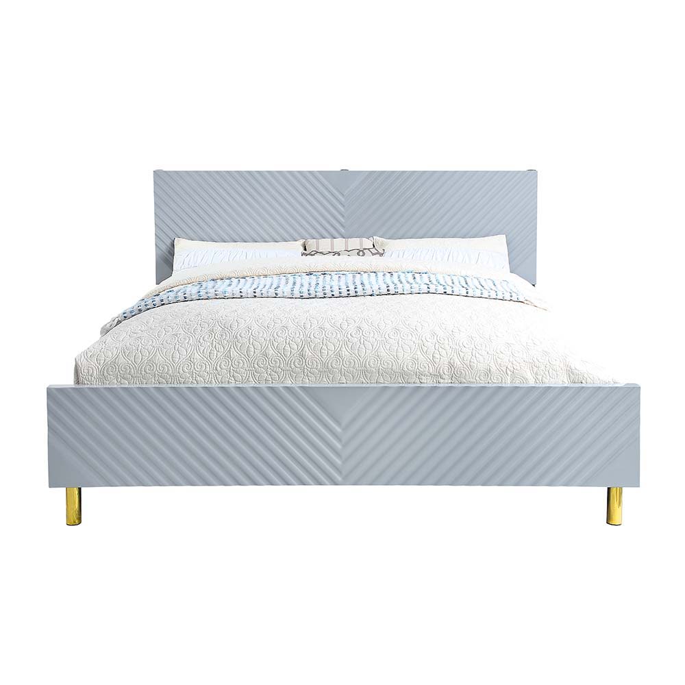 Gaines High Gloss Finish Bed