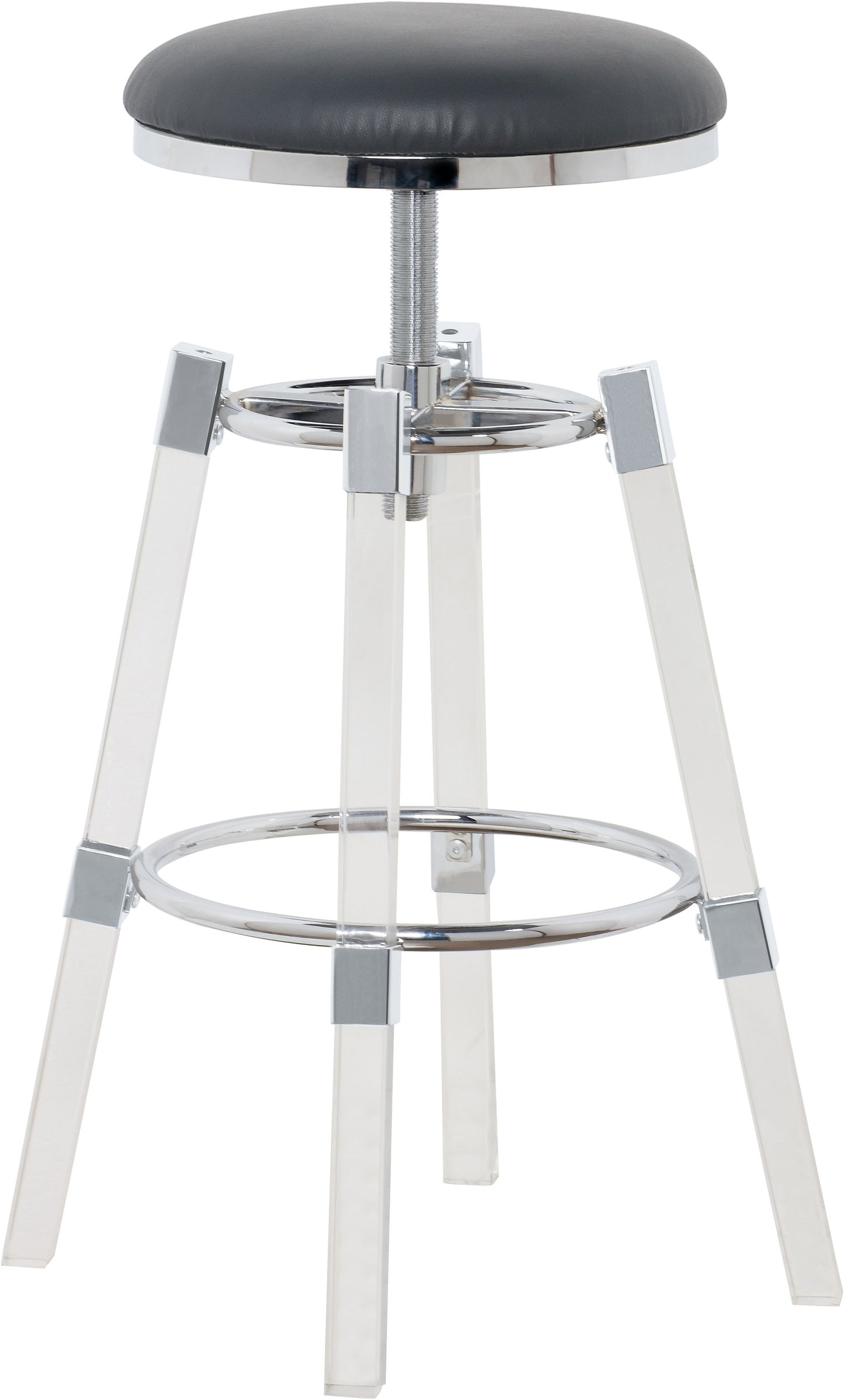 Venus - Adjustable Stool with Chrome Legs (Set of 2)