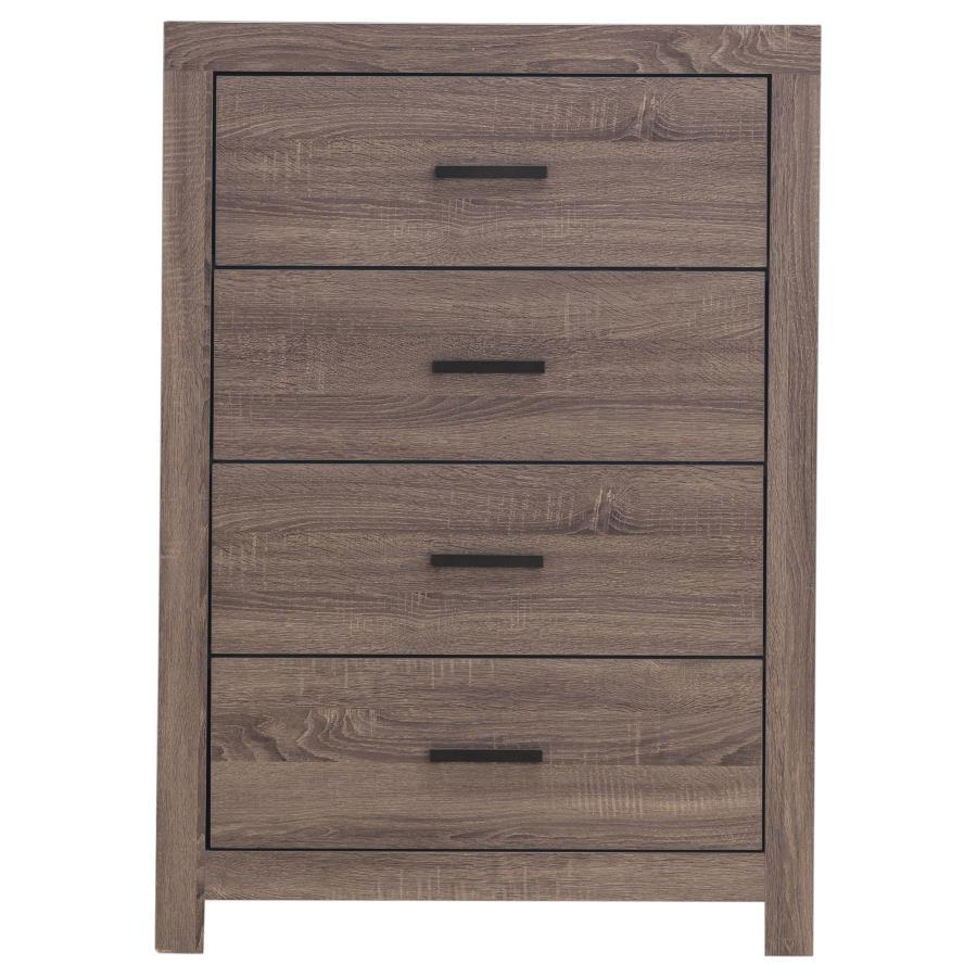 Brantford - 4-Drawer Chest - Barrel Oak