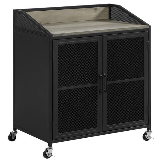 Arlette - Wine Cabinet - Dark Gray