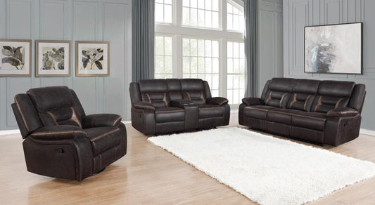 Greer - 3 Piece Living Room Set - Brown