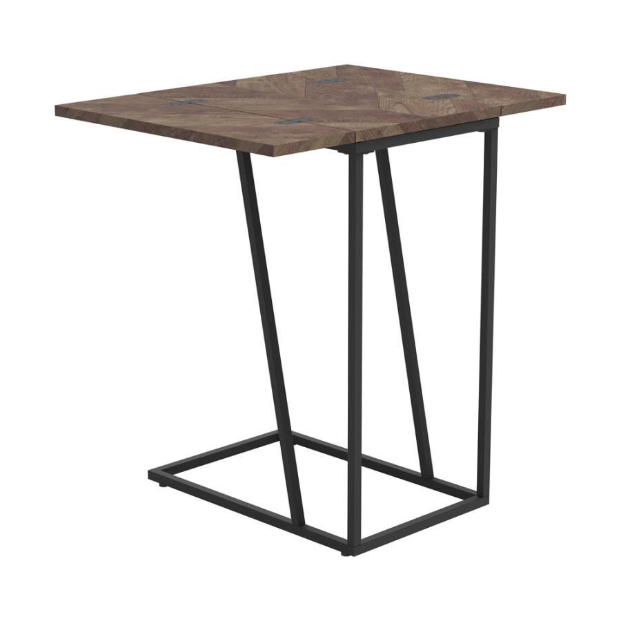 Coaster - Expandable Chevron Rectangular Accent Table