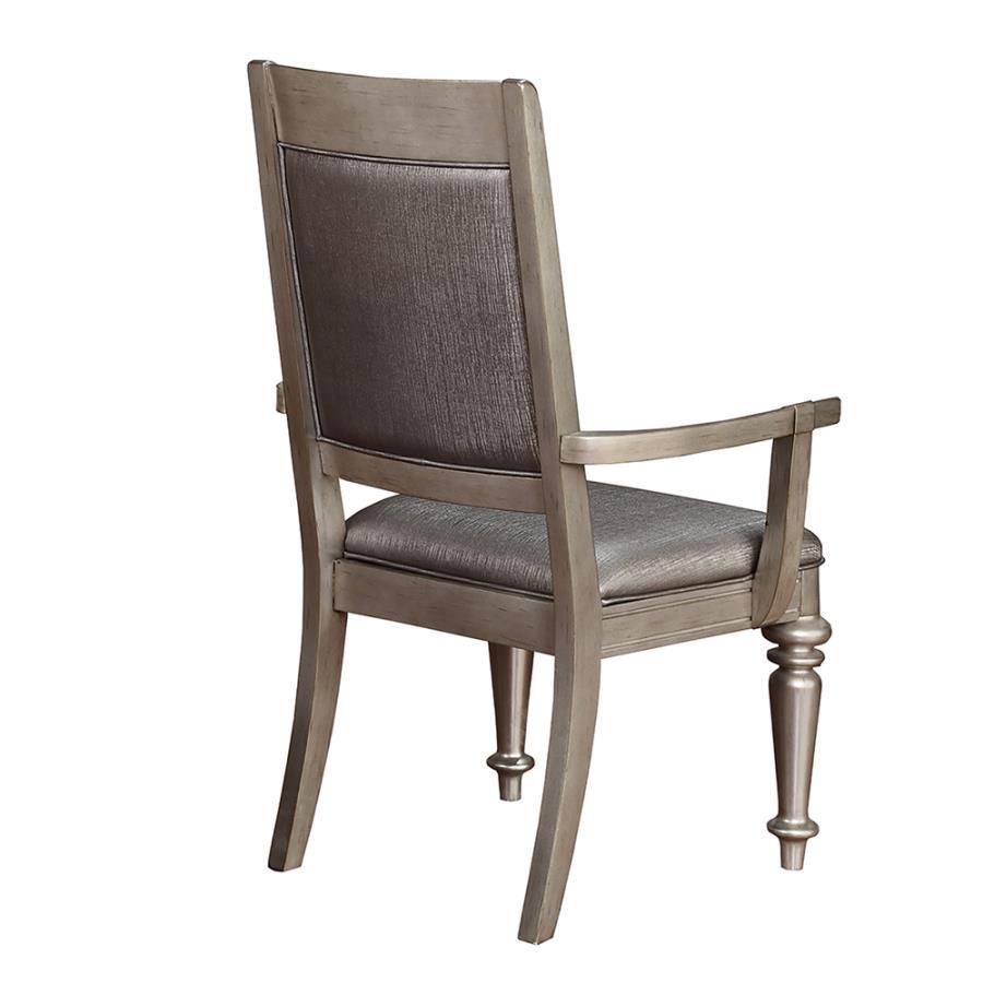 Danette - Arm Chair (Set of 2) - Silver