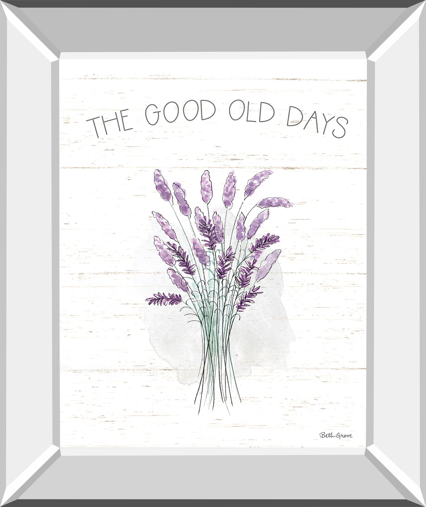 Farmhouse Cotton VII By Beth Grove - Mirror Framed Print Wall Art