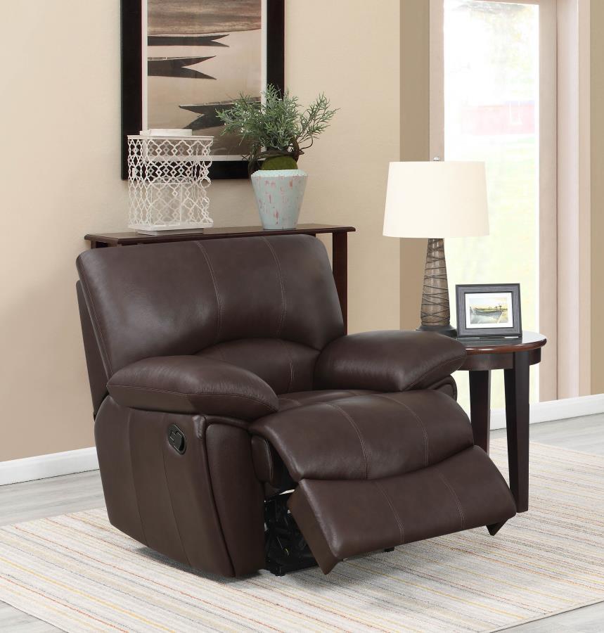 Clifford - Pillow Top Arm Recliner - Brown