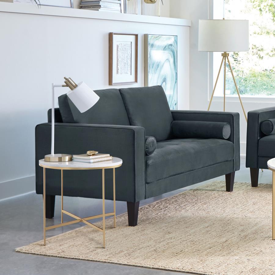 Gulfdale - Loveseat - Dark Green