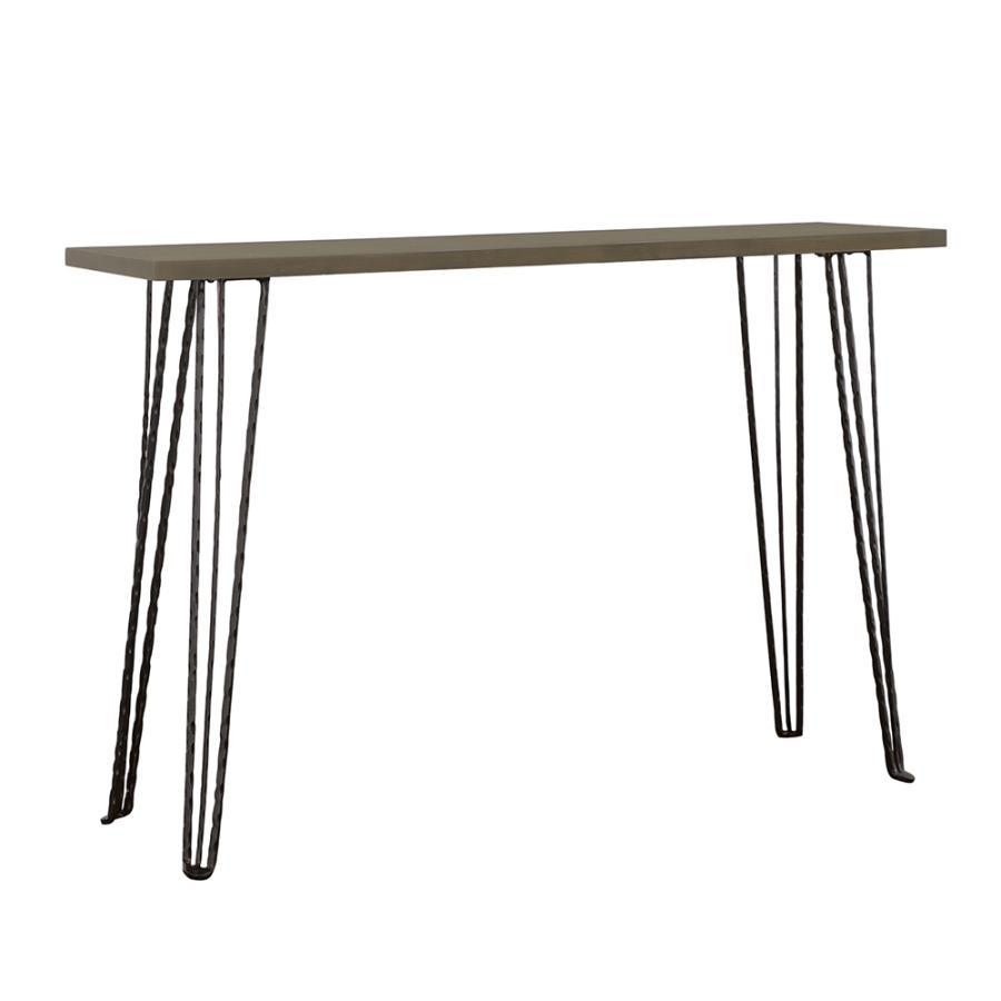 Neville - Rectangular Console Table - Gray